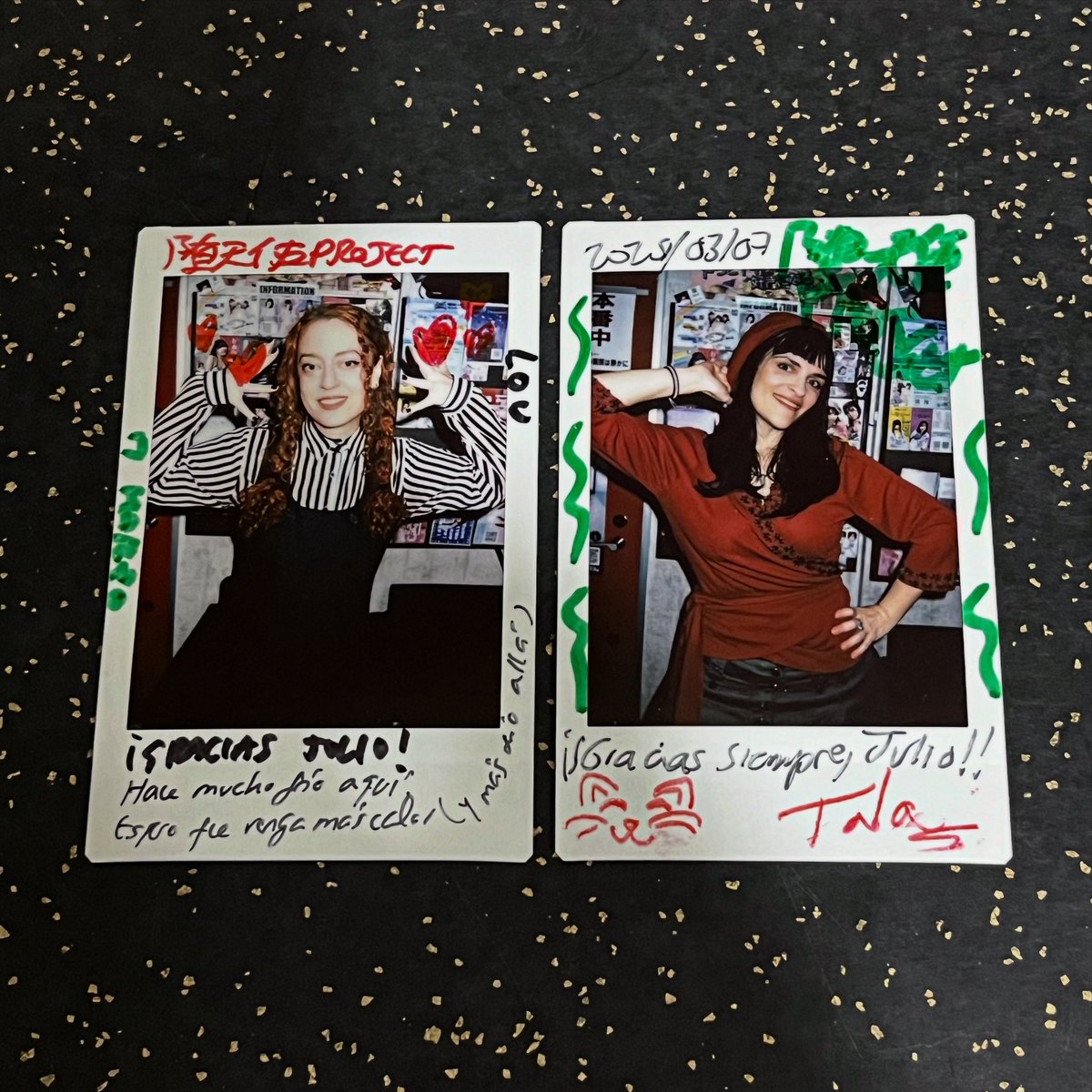 TheTrueAsgard's tweet photo. New arrival:
Datenshi Project (堕天使Project) @DatenshiProject 2× chekis, one each of Lou @LouDatenshi and Tala @TalaDatenshi from 03/07 Welcome From Japan vol. 22.
From Idol Underworld @DerekVasconi, via Tenso.
#堕天使Project #DatenshiProject #Lou #Tala #Cheki #IdolUnderworld https://t.co/084y6PZ3Gs