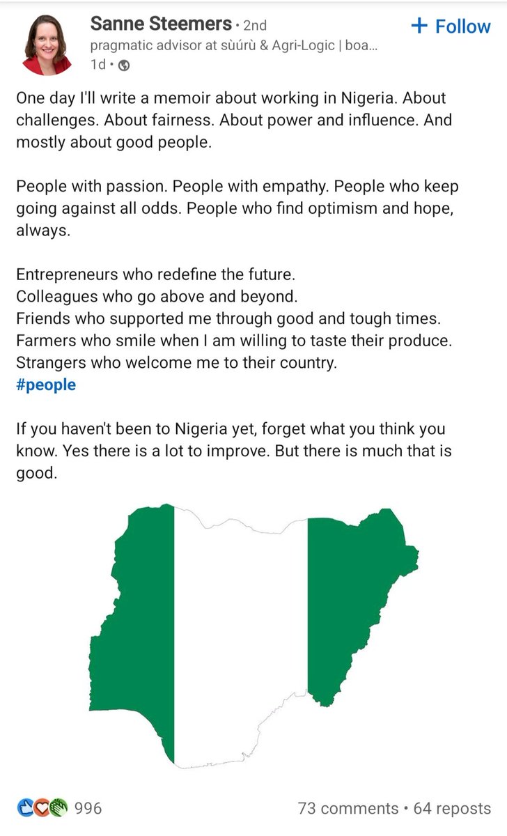 ikbouncehub's tweet photo. A heartfelt post about my beloved country on LinkedIn. If you have a Nigerian friend, cherish them; their love is genuine. At times, you might misinterpret their affection as flirtation simply because you haven’t experienced such warmth before (I may not be speaking for all). https://t.co/qlzsDu4bTe