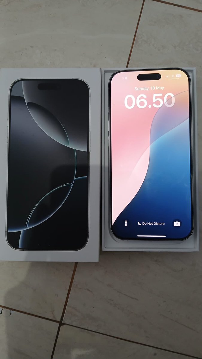 pirmul's tweet photo. FS Iphone 16 pro 128 gb BH 100%, Fullset Nominus #WTS #TT https://t.co/SxXC2brPPu