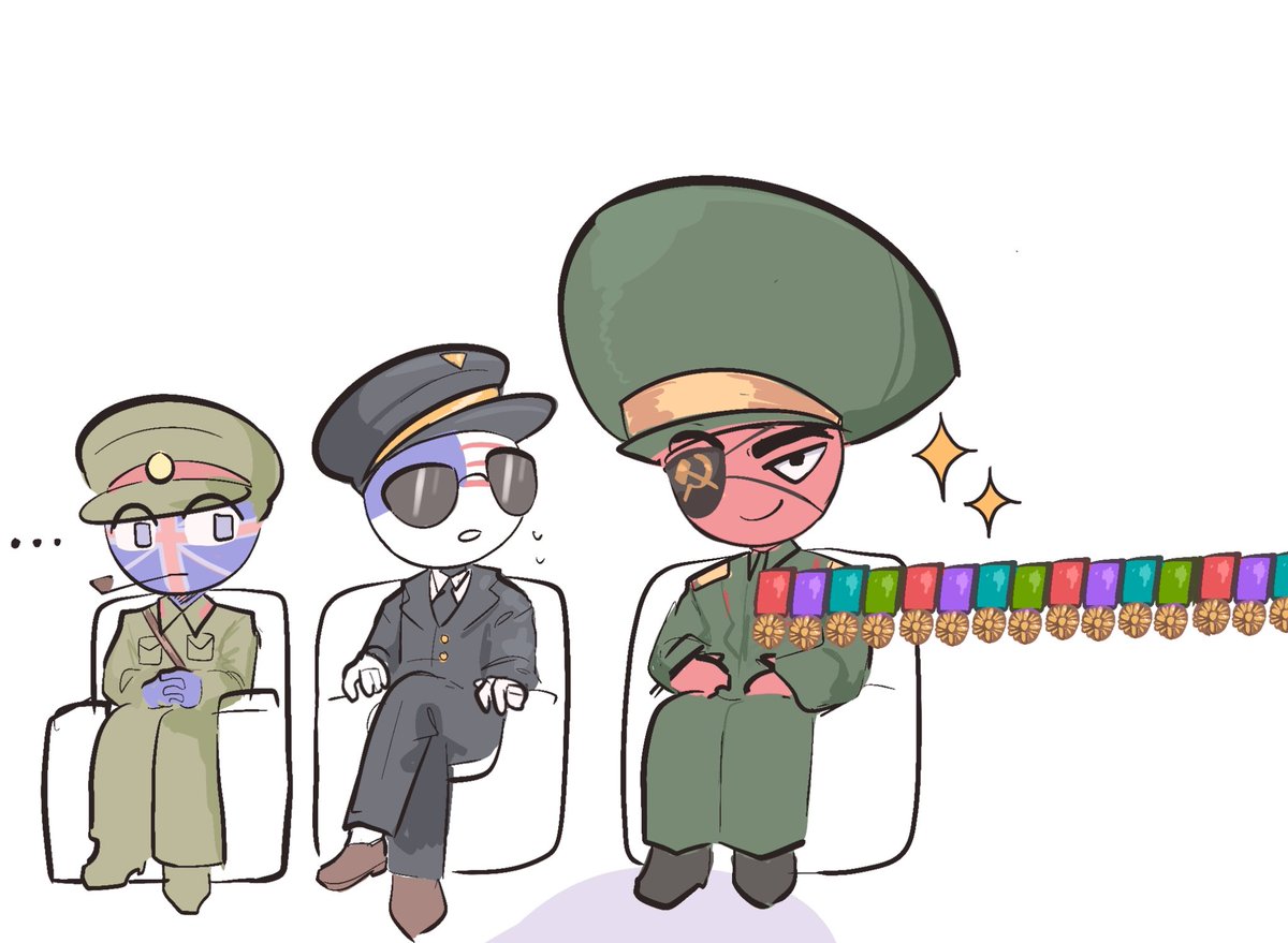 No one:
Soviet generals for some reason:
#countryhumans