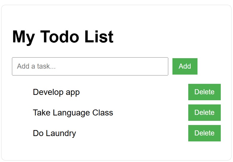 jaybeedebbie's tweet photo. Day 13 of 14: Styling in React 

I tried CSS Modules, Inline Styles &amp; Styled-Components in my Todo App.

Styling made the UI look amazing as usual!
Showing up daily wasn’t easy, but I’m proud I kept going! I'll be back later today for Day 14 of 14

#14DaysOfReact #ReactJS #WebDev https://t.co/Fs15UsKKOD