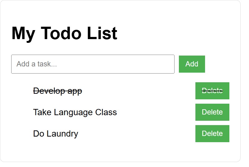 jaybeedebbie's tweet photo. Day 13 of 14: Styling in React 

I tried CSS Modules, Inline Styles &amp; Styled-Components in my Todo App.

Styling made the UI look amazing as usual!
Showing up daily wasn’t easy, but I’m proud I kept going! I'll be back later today for Day 14 of 14

#14DaysOfReact #ReactJS #WebDev https://t.co/Fs15UsKKOD