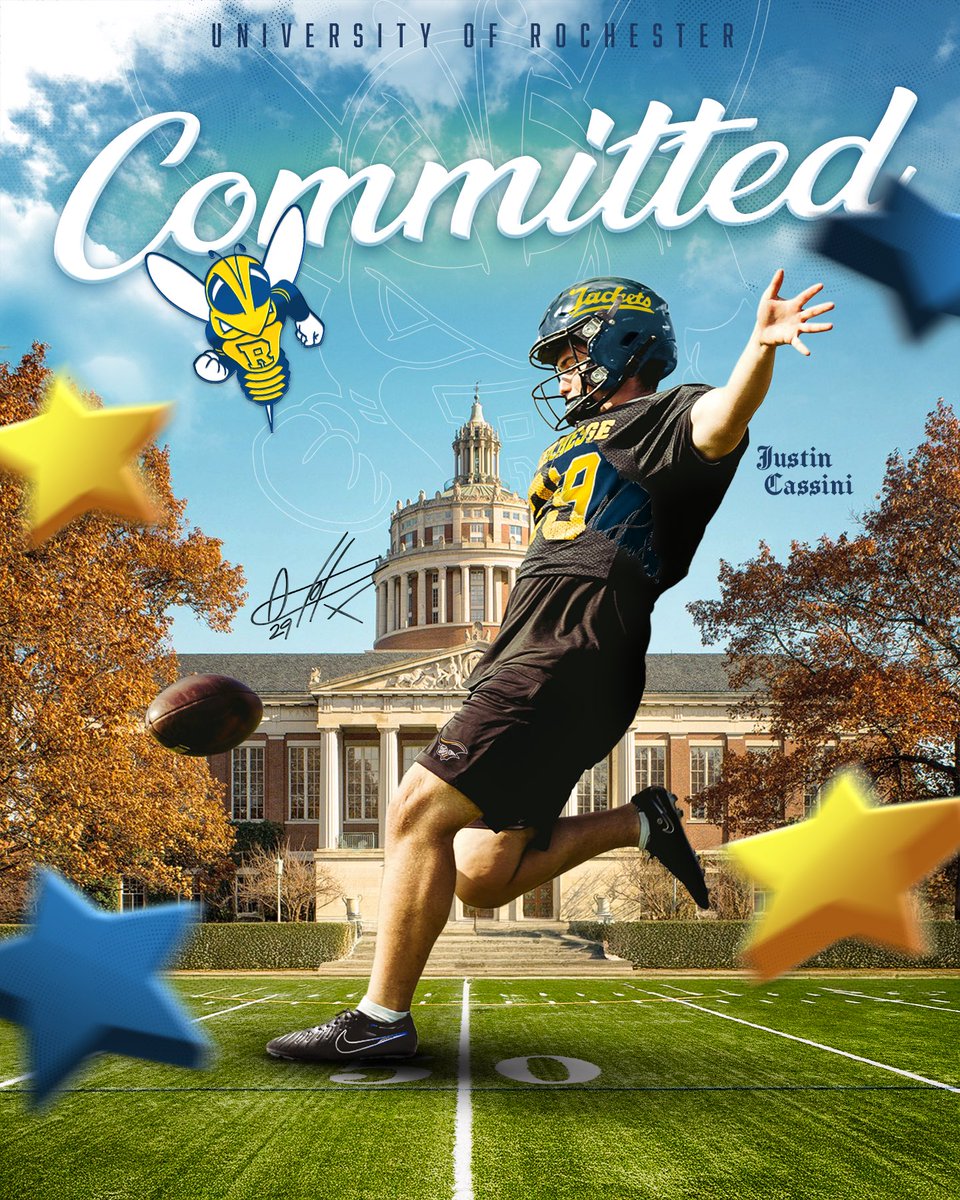 I am EXTREMELY blessed to say that I have committed to <a href="/UofRFootball/">Rochester Football</a> I can’t wait to get to work in the fall of 2026! <a href="/ChadMartinovich/">Chad Martinovich</a> <a href="/CoachSapp14/">Chris Sapp</a> <a href="/CoachB_Davidson/">Brian Davidson</a> <a href="/IamcoacHHeav/">Jason Henshaw</a> <a href="/CoachVNT/">Coach Nichols-Taylor</a> <a href="/Coachksteward/">Khalil Steward</a> <a href="/YJFBNation/">Yellowjacket Football Nation</a> #CLIMB 

<a href="/ahspatfootball/">American Heritage Football</a> <a href="/D2Dperformance/">Mike Smith</a> <a href="/CoachTonyBugeja/">4th Down Solutions</a>