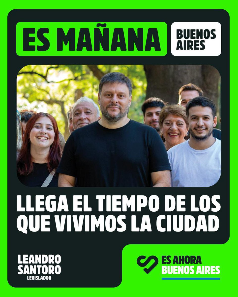 aleortiz51's tweet photo. #ESCONSANTORO
#EsAhoraBuenosAires 
MAÑANA LA CIUDAD DE BS AS COMIENZA EL VERDADERO CAMBIO QUE NECESITAMOS!! 
#AFUERALOSMAXIKIOSKOSMACRISTAS #FUERAMILEIDEARGENTINA https://t.co/Eqwhwmw2nz