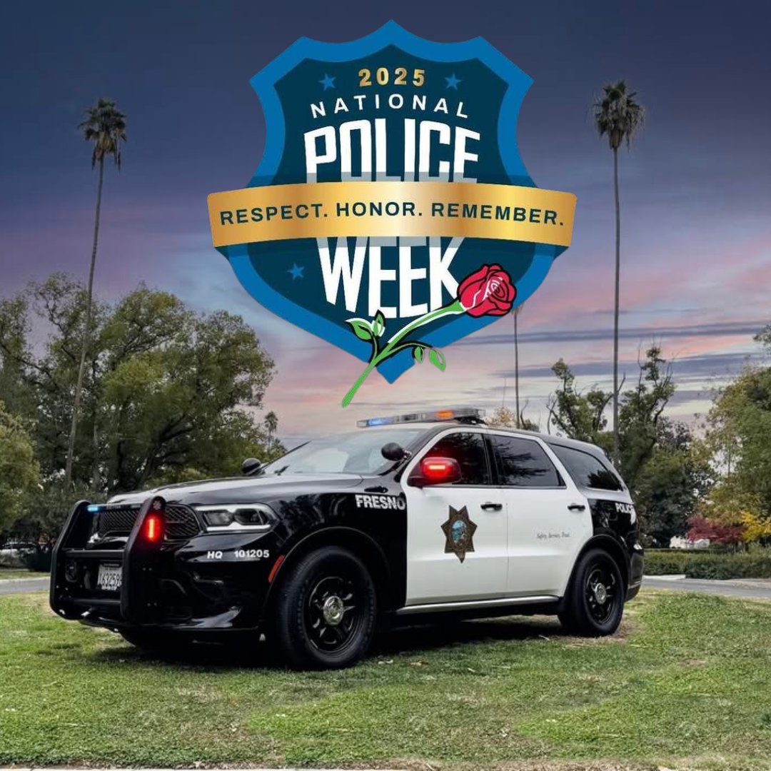We couldn’t let this week come to a close without recognizing and honoring the courage, sacrifice and dedication of our law enforcement partners here in Fresno County. Thank you for all that you do.