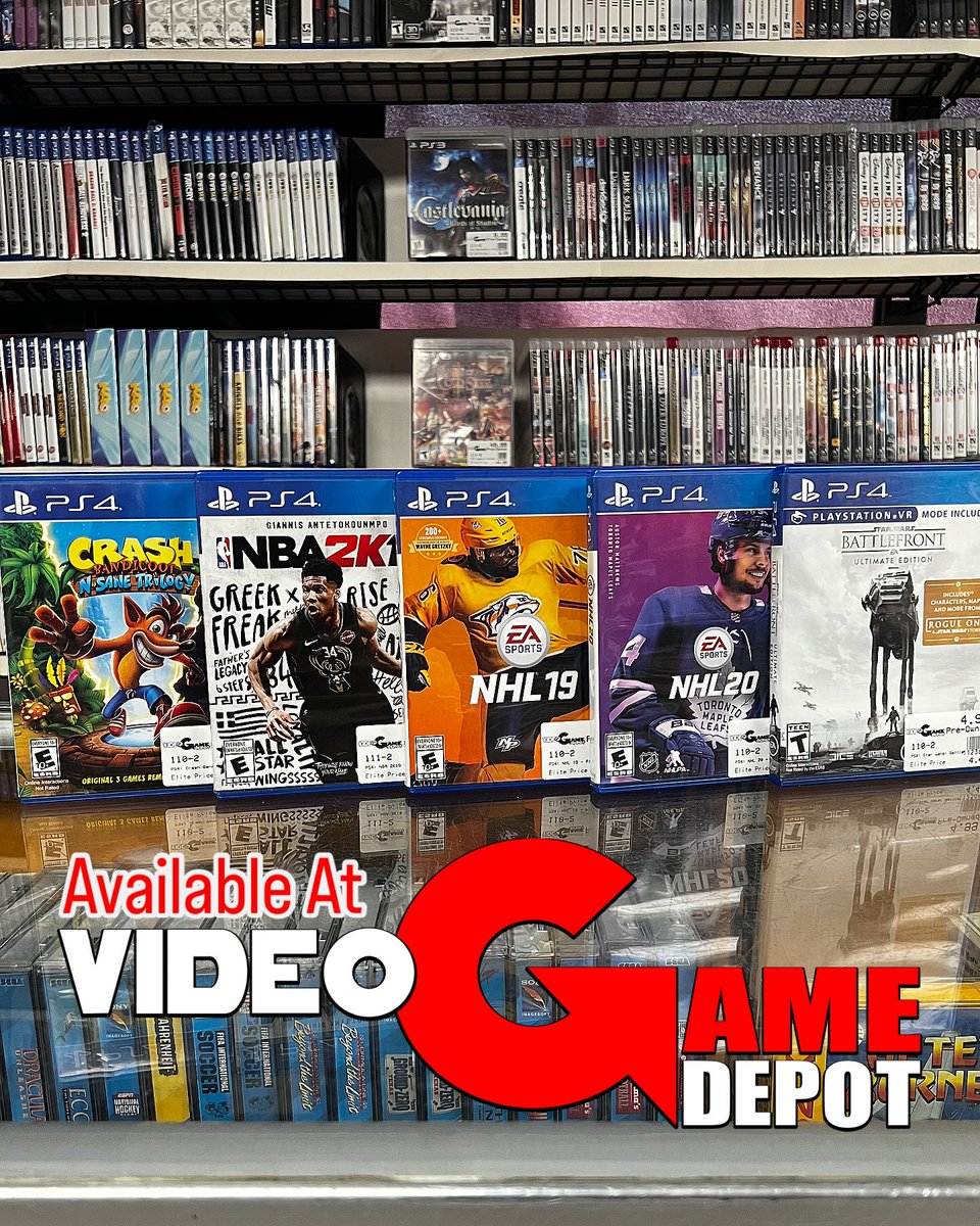 VGDAk's tweet photo. #PlayStation4 games hitting the shelves!
👾
Can’t make it to our store? Order online 24/7 at https://t.co/stWkAuygc8 we ship worldwide!
🎮
Game On!
#VideoGameDepot
🕹️
#VGDhasitall #GameStore #VGD #VGDAK @PlayStation https://t.co/wen32BYjia