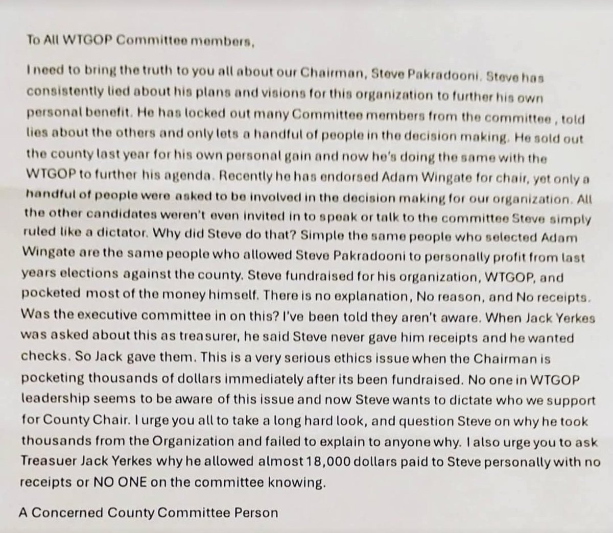 Eric Simkin (@simkin_eric) on Twitter photo I'm shocked to hear this. Couldn't be about a nicer guy.....
<a href="/Jack4NJ/">Jack Ciattarelli</a> supporters seem to have a history of high strangeness campaign finance activities
<a href="/BillSpadea/">Bill Spadea</a> <a href="/NowBak2me/">ExtremeMAGAbigmouth🍊</a> <a href="/realdefender45/">Defender of the Republic 🇺🇸</a> <a href="/DamonGaldoNJ/">Damon Galdo</a> <a href="/CDelFico/">Charlene DelFico</a> <a href="/KTCNJ/">Kitchen Table Conservatives - NJ</a> <a href="/POTUS/">President Donald J. Trump</a> <a href="/Ampeaceflag/">You’re the issue</a> <a href="/ConservativesNJ/">NJConservatives</a> <a href="/DonaldJTrumpJr/">Donald Trump Jr.</a> I'm shocked to hear this. Couldn't be about a nicer guy.....
<a href="/Jack4NJ/">Jack Ciattarelli</a> supporters seem to have a history of high strangeness campaign finance activities
<a href="/BillSpadea/">Bill Spadea</a> <a href="/NowBak2me/">ExtremeMAGAbigmouth🍊</a> <a href="/realdefender45/">Defender of the Republic 🇺🇸</a> <a href="/DamonGaldoNJ/">Damon Galdo</a> <a href="/CDelFico/">Charlene DelFico</a> <a href="/KTCNJ/">Kitchen Table Conservatives - NJ</a> <a href="/POTUS/">President Donald J. Trump</a> <a href="/Ampeaceflag/">You’re the issue</a> <a href="/ConservativesNJ/">NJConservatives</a> <a href="/DonaldJTrumpJr/">Donald Trump Jr.</a>