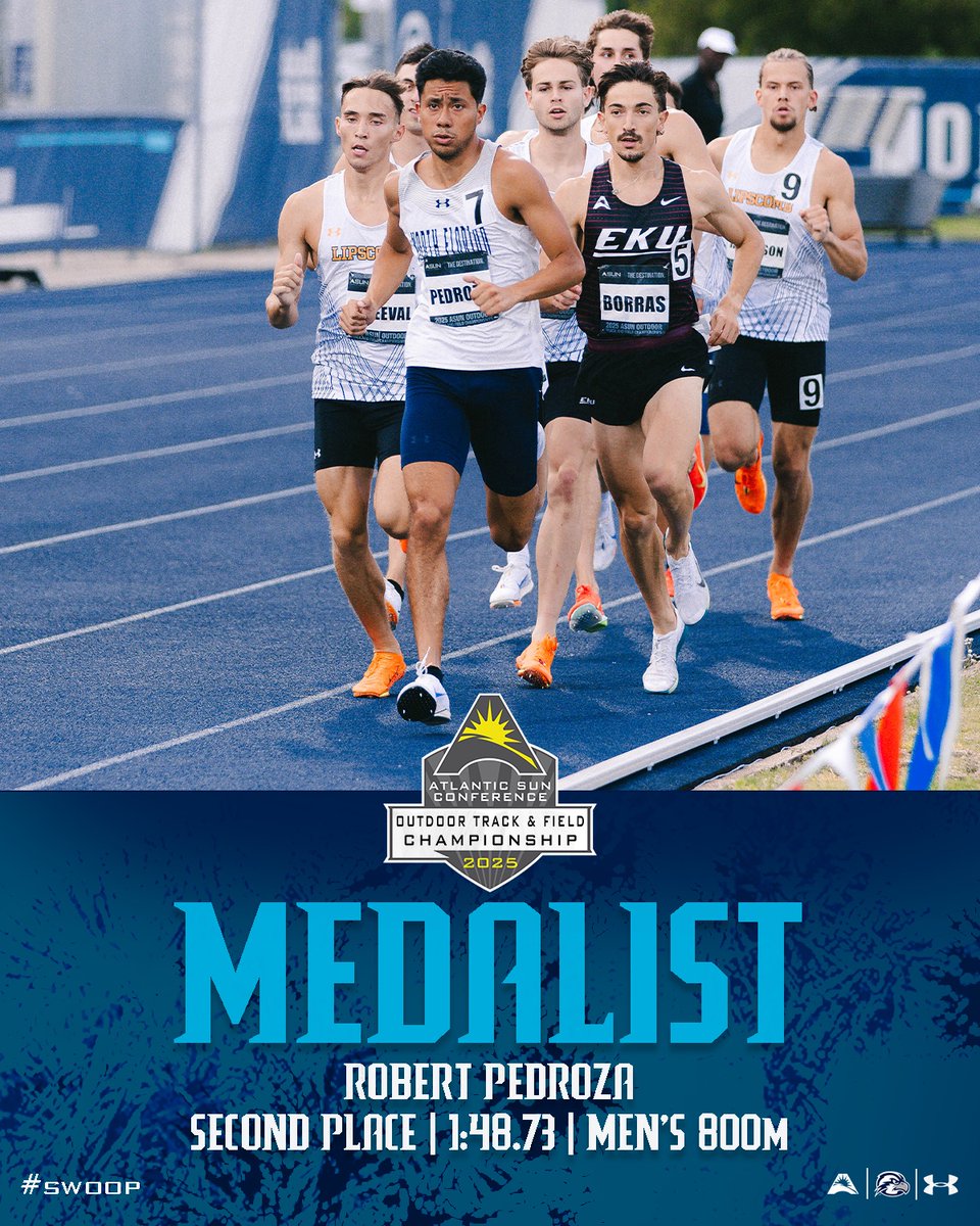 OspreyXCTF's tweet photo. Robert Pedroza secures second in the Men's 800m at 1:48.73!

#SWOOP x #ASUNOTF https://t.co/SaRpDbP6a1