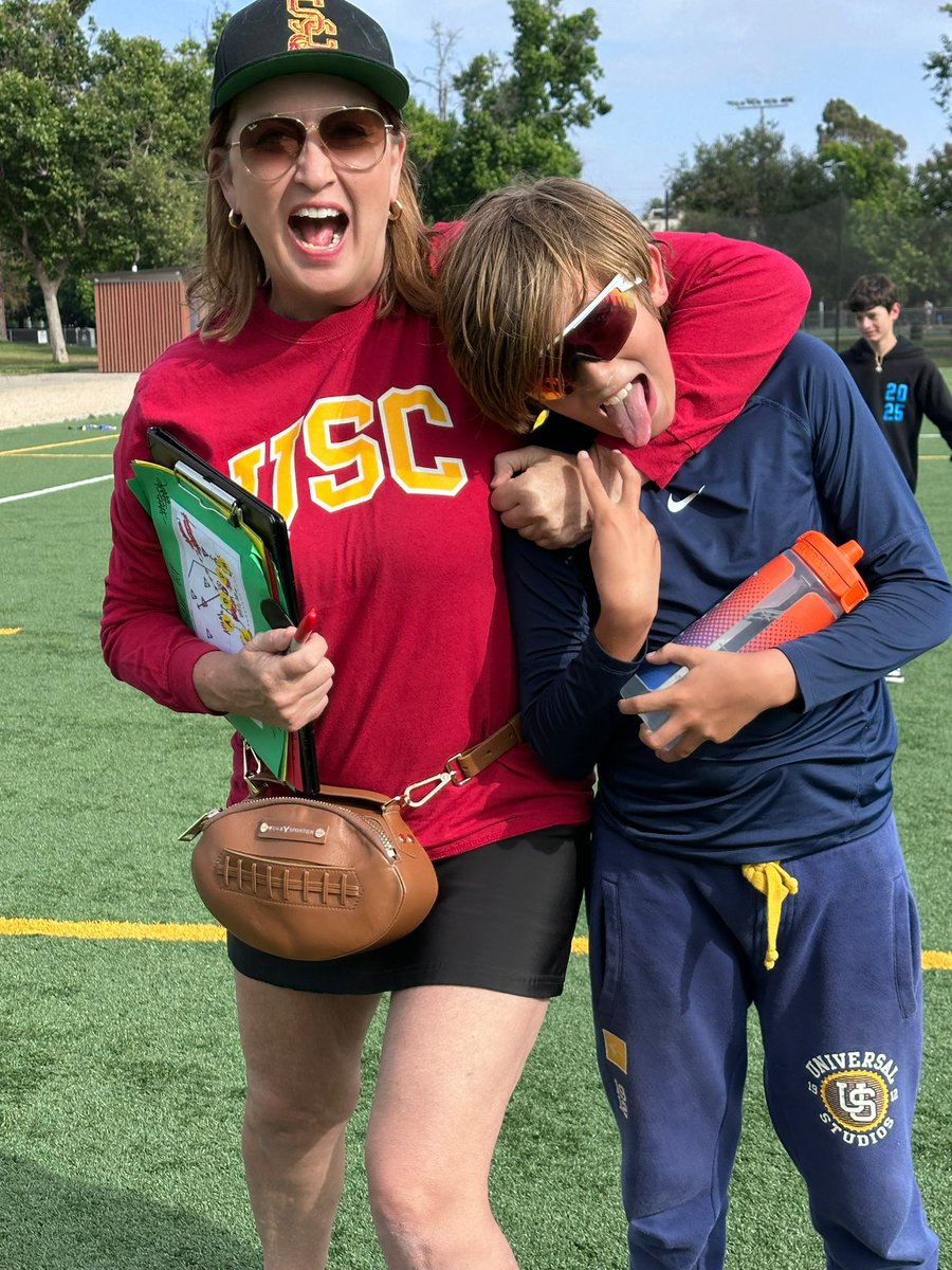 Youth sports is not for the weak… I am not talking about the players, I am talking about the coaches.
 
This season I told the coach of @bradyburch ‘s flag football team I would be happy to help out.  In my mind, that meant snack mom and kid wrangling at practice.
But be careful