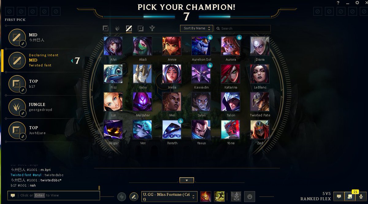 Twistedabc1's tweet photo. wtf league what's going on 2 mid laner 2 top laner @LeagueOfLegends @riotgames https://t.co/0LO5ce3Lkg