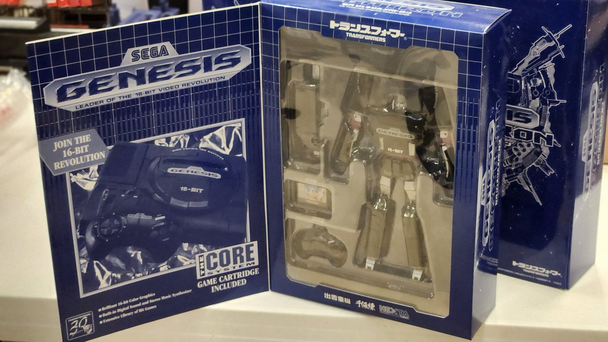 Years ago, I ordered a case of these megatron Sega Genesis Transformers. 
I sold one and left the rest of the case high on a shelf in the back room ..... where I promptly forgot about them. 🤣

<a href="/SEGA/">SEGA</a> #segaGenesis #megatron #Transformers <a href="/transformers/">Transformers</a> #l1games