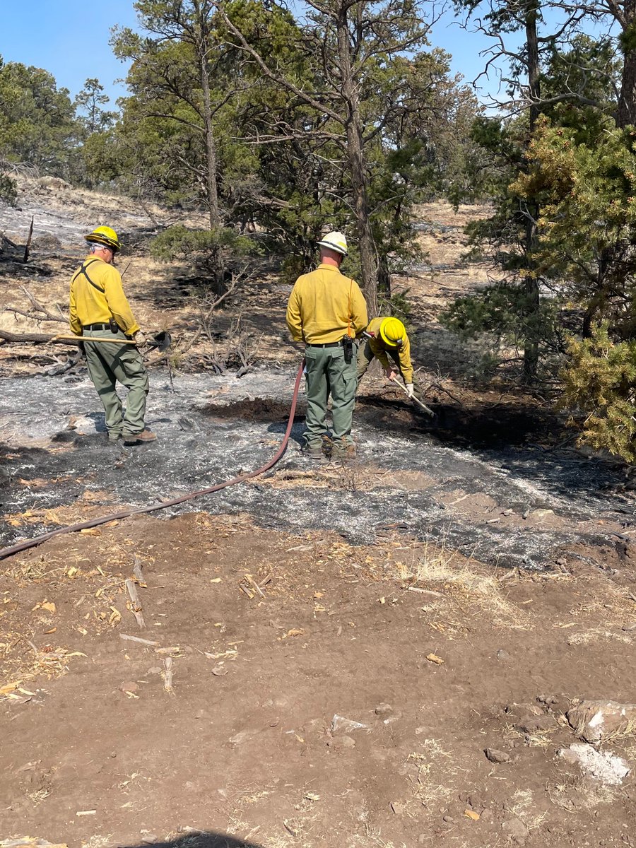 #GreerFire afternoon update: As of 4pm all of the lines have held, despite the increased winds, and crews are reporting that things are looking good around the fire. Responders' focus continues to be on mopping up and holding lines.  Current acreage is 18,617.

📷 Engine crew