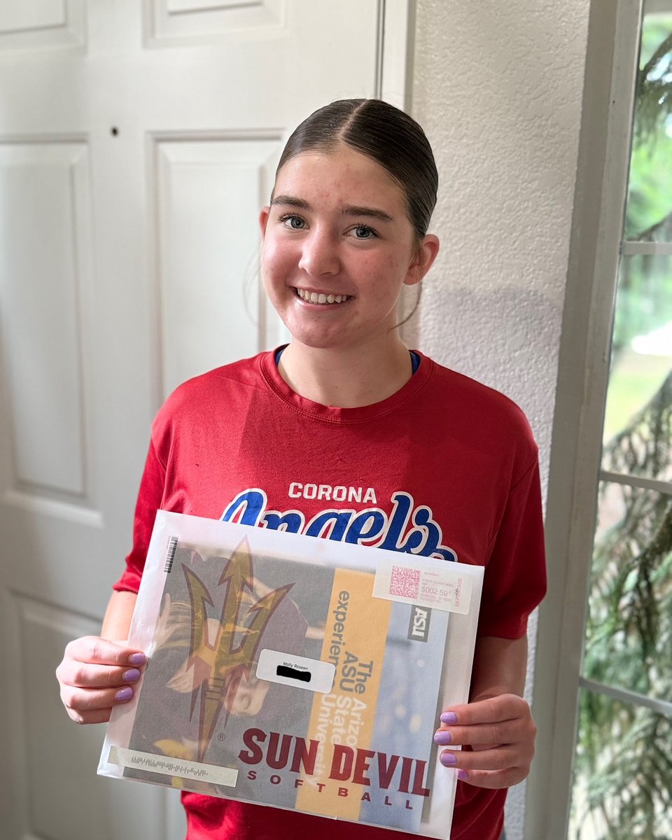 Molly Roseen (@mollyroseen_28) on Twitter photo Thank you so much <a href="/ASUSoftball/">Sun Devil Softball</a> for the mail! I canβt wait to see ASU! GO SUN DEVILS!
<a href="/coachcbartlett/">Megan C Bartlett</a> <a href="/hailey_decker_/">Hailey Decker</a> <a href="/Coach_JBloomer/">Coach Josh Bloomer</a> <a href="/CASnobarAtlee28/">Corona Angels Snobar / Atlee 2028</a> <a href="/tarynatlee_/">Taryn Atlee π΅π</a> <a href="/JessicaVentoza/">Jessica Ventoza</a> Thank you so much <a href="/ASUSoftball/">Sun Devil Softball</a> for the mail! I canβt wait to see ASU! GO SUN DEVILS!
<a href="/coachcbartlett/">Megan C Bartlett</a> <a href="/hailey_decker_/">Hailey Decker</a> <a href="/Coach_JBloomer/">Coach Josh Bloomer</a> <a href="/CASnobarAtlee28/">Corona Angels Snobar / Atlee 2028</a> <a href="/tarynatlee_/">Taryn Atlee π΅π</a> <a href="/JessicaVentoza/">Jessica Ventoza</a>