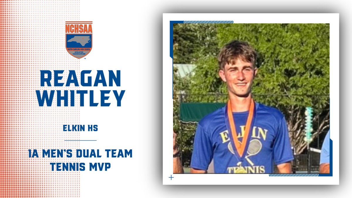 NCHSAA (@nchsaa) on Twitter photo Congratulations to the 1A Men’s Dual Team Tennis MVP! 🎾
🏆Reagan Whitley, <a href="/ElkinAthletic/">ElkinAthleticDept</a>
#NCHSAATennis Congratulations to the 1A Men’s Dual Team Tennis MVP! 🎾
🏆Reagan Whitley, <a href="/ElkinAthletic/">ElkinAthleticDept</a>
#NCHSAATennis