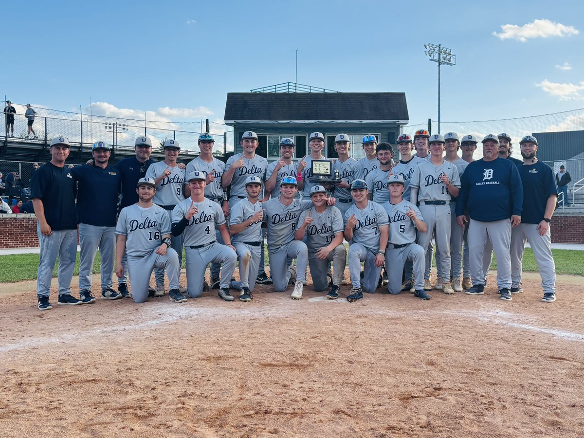 🚨🏆 𝘾𝙃𝘼𝙈𝙋𝙄𝙊𝙉𝙎𝙃𝙄𝙋 𝘼𝙇𝙀𝙍𝙏 🏆🚨

⚾️🦅 Baseball |📍Yorktown

🏆 DELAWARE COUNTY CHAMPIONS

Delta - 10
Yorktown - 0

🦅 #ᴇᴀɢʟᴇᴘʀɪᴅᴇ 𝘹 #ᴡᴇᴏᴠᴇʀᴍᴇ