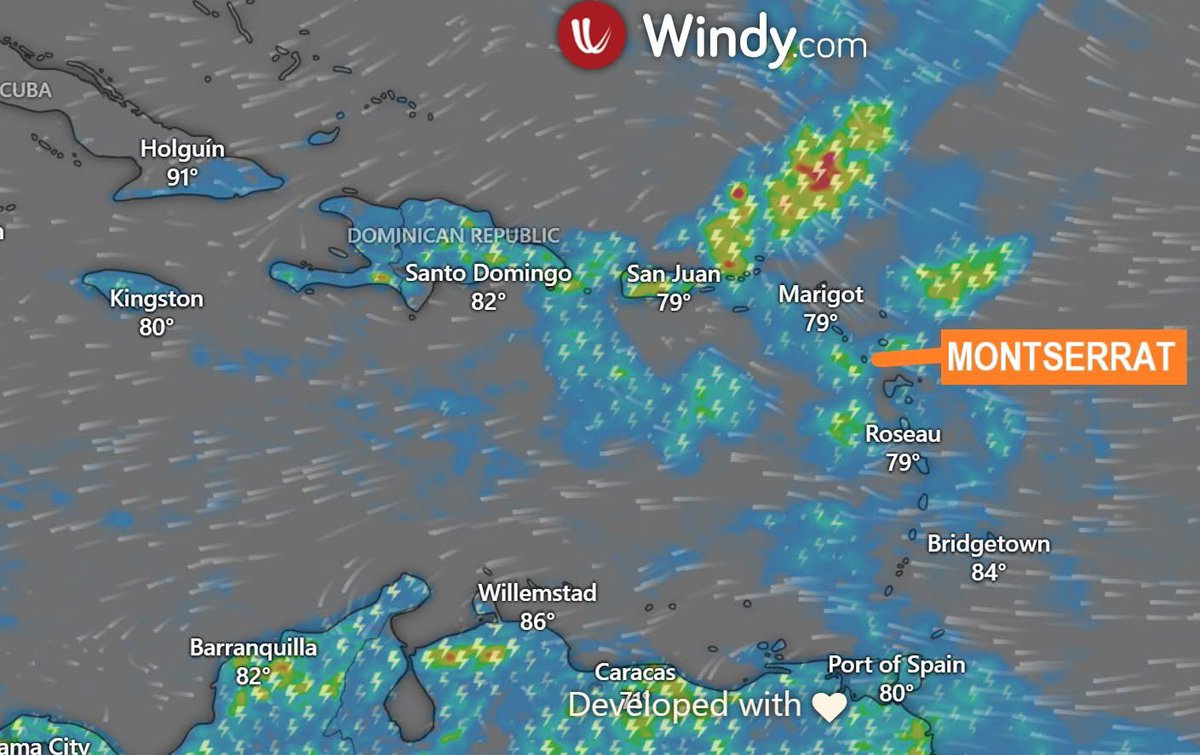 DMCA continues to monitor the weather as a trough system brings excessive showers and thunderstorms, leading to flooding across portions of the northeast Caribbean, including Montserrat.

⚡When thunder roars, go indoors. ⚡

🚗 If you must be on the roads, drive with caution.