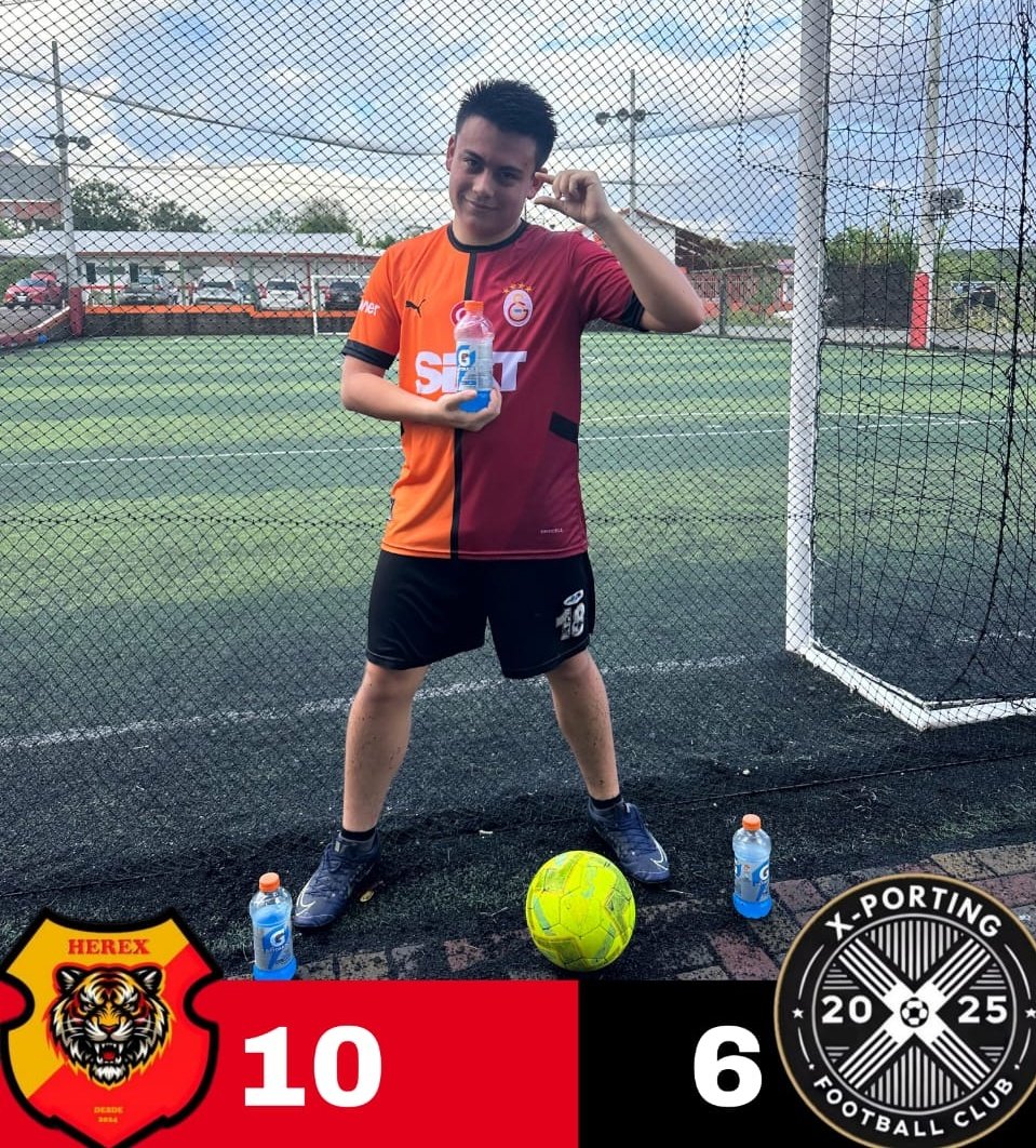 GANAMOS!!!!!!!

HEREX 10 VS  6 XPORTING

También presentamos al jugador Desodorante del partido <a href="/Bala_Oviedo/">Bala</a> 

♥️🐯💛