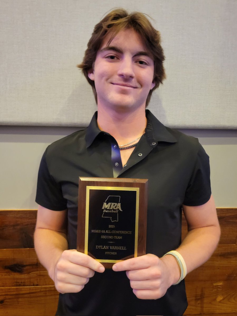 Blessed to receive an award for <a href="/msais/">MAIS</a> 6A All Conference Second Team at the <a href="/MRABaseball/">Baseball | MRA</a> banquet tonight. Thank you to my great coaches, my parents,  and teammates for all the support this season.