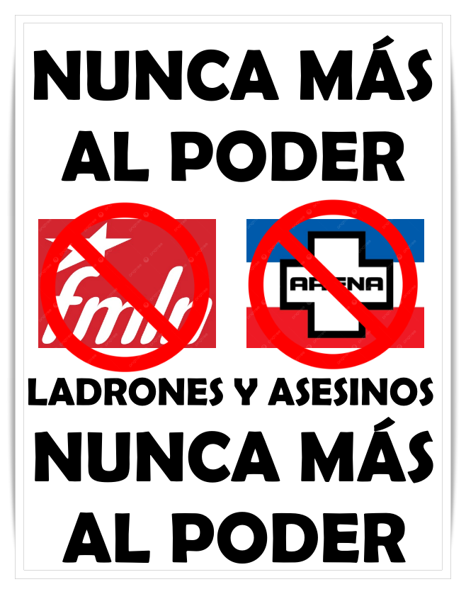 KgVictim's tweet photo. NUNCA MÁS AL PODER! NUNCA!! 👉COMPARTE👈 https://t.co/2hAODlMV2C