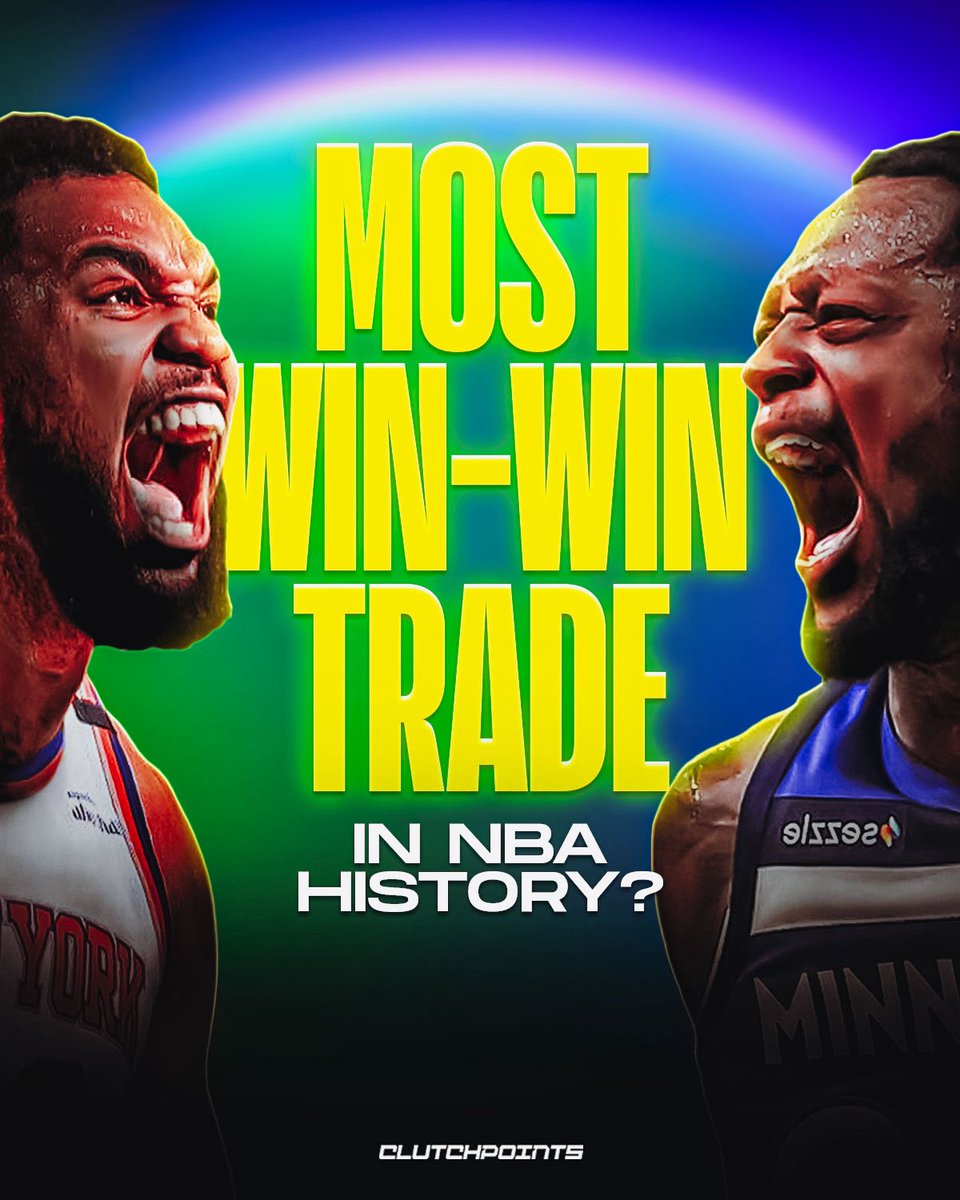 ClutchPoints's tweet image. It started as a bold move, one that raised eyebrows across the league.

Karl-Anthony Towns to New York and Julius Randle to Minnesota. 👀

Two franchises trying to break through, both putting faith in new faces, new fits, and a fresh start.

Fast forward to today: the Knicks and…