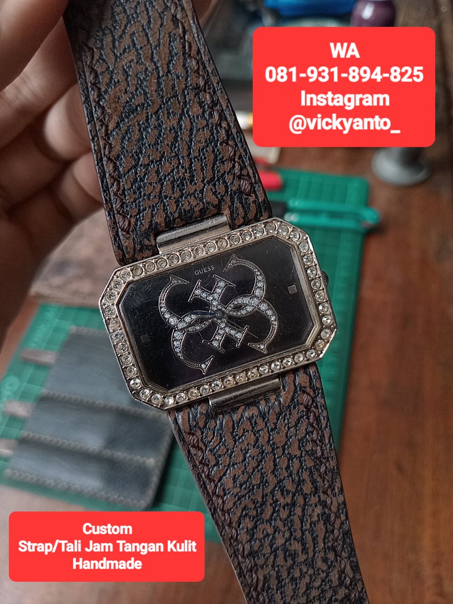 vickyanto_'s tweet photo. ⌚ Custom Strap/Tali Jam Tangan Kulit Handmade

🐄 100% Kulit Asli

💰 Mulai Rp150.000

🏠 Jl. Silikat 32A (Masuk Gg Penjahit Kulit), Purwantoro, Blimbing

📱 https://t.co/MPuQZ10mcM

📷 https://t.co/cz6hv0w2y5

📍https://t.co/jySiNQFZfL

@infomalang
#pasarmingguinfomalang https://t.co/NAjmFKyTKV