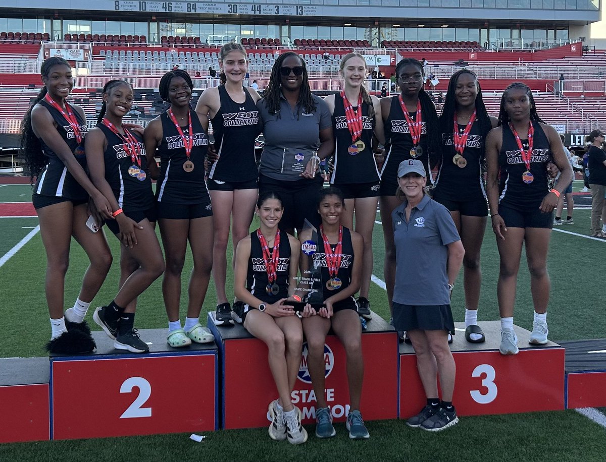 🏃‍♀️ 2025 TMSAA Girls’ Track and Field State Champions!

West Collierville Middle School

#GoDragonsGo