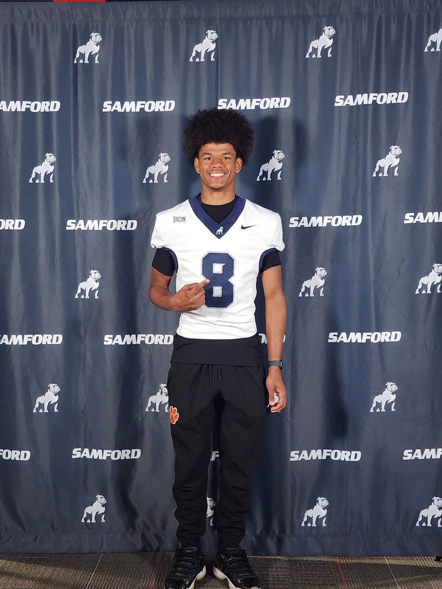 Amari Dawkins (@amaridawkins19) on Twitter photo Had a great time at samford’s junior day
Thank you <a href="/coach_sloan/">Coach Scot Sloan</a> for the opportunity!! <a href="/Coach_Bama/">Kendrick Callier</a> <a href="/CoachKent_3_/">Kent</a> <a href="/TheReal_Chad4/">Chad Clay</a> <a href="/BridgeBoysFB/">Stockbridge Football</a> <a href="/coachFoxx50/">Coach Foxx</a> <a href="/CoachDUBB_/">Dubb Wilson</a> <a href="/RecruitGeorgia/">Recruit Georgia</a> Had a great time at samford’s junior day
Thank you <a href="/coach_sloan/">Coach Scot Sloan</a> for the opportunity!! <a href="/Coach_Bama/">Kendrick Callier</a> <a href="/CoachKent_3_/">Kent</a> <a href="/TheReal_Chad4/">Chad Clay</a> <a href="/BridgeBoysFB/">Stockbridge Football</a> <a href="/coachFoxx50/">Coach Foxx</a> <a href="/CoachDUBB_/">Dubb Wilson</a> <a href="/RecruitGeorgia/">Recruit Georgia</a>