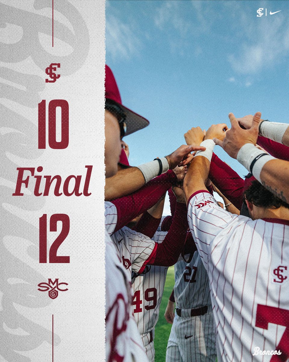 SCU_Baseball's tweet image. Final final of 2025

#StampedeTogether | #BroncoBoys