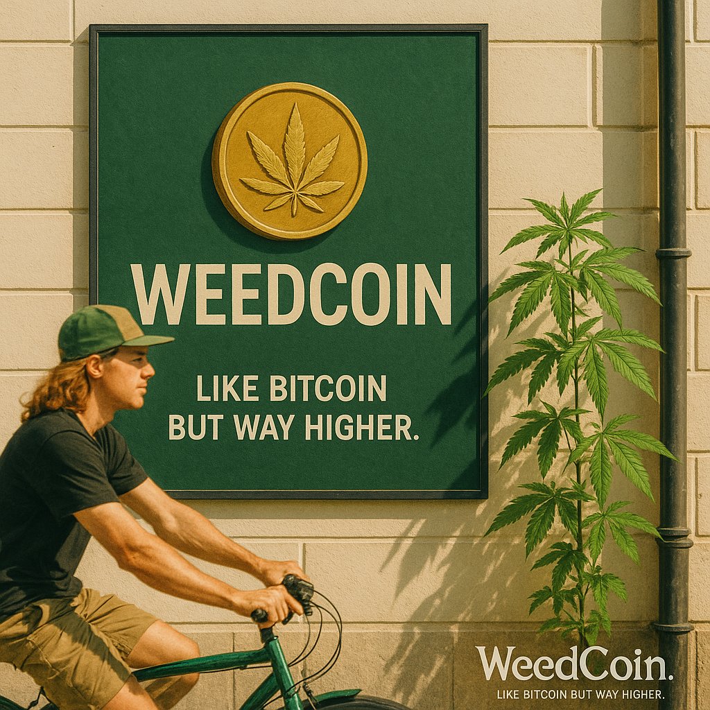 NytraxX420's tweet photo. @user_UrCzar @JakeGagain You’re not just holding a coin you’re holding a movement.

@weedcoinOG is where nature meets technology, and culture finds its currency.
Rooted in green, built to grow organically, together.

#WeedCoin #LikeBitcoinButWayHigher #GreenWithPurpose #NaturalValue https://t.co/79rZrLAsto