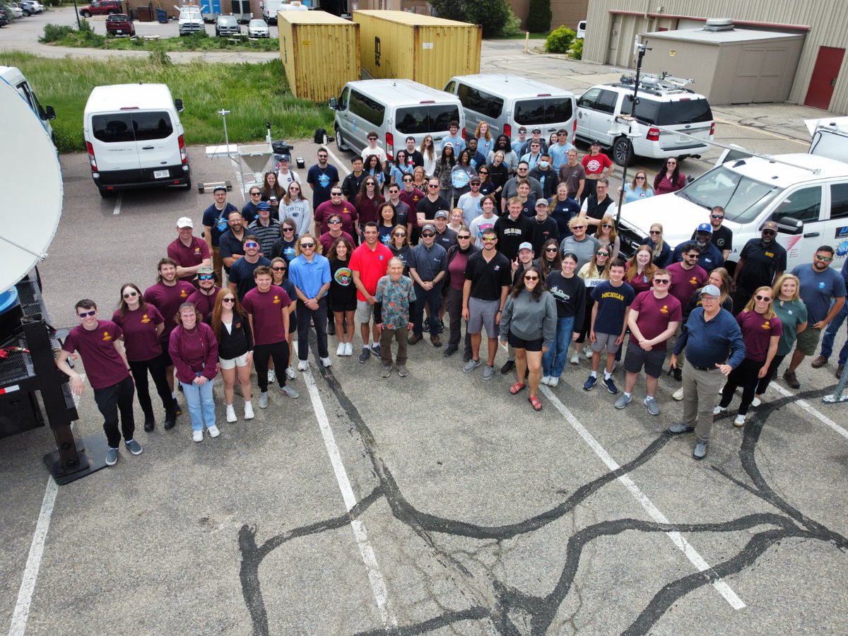 The ICECHIP team completed training and finalized instruments today in Boulder! The team, pictured here, is headed eastward into the Great Plains for an active first day of operations on Sunday.

📸 Joshua Soderholm
