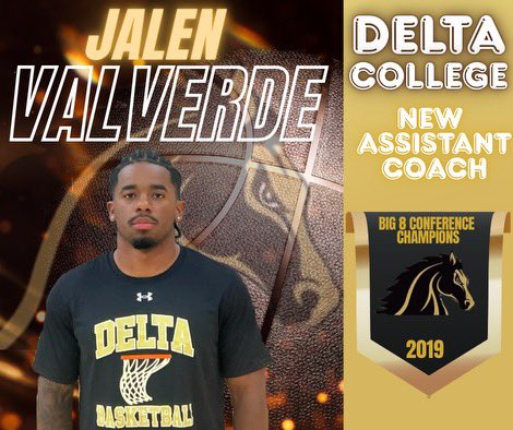 Welcome home Jalen Valverde! Jalen was the starting point guard of the Big 8 Championship and Sweet 16 team, as well as being named First Team of the Big 8 in 2019. Jalen is also a former Varsity Coach at Bear Creek High School.