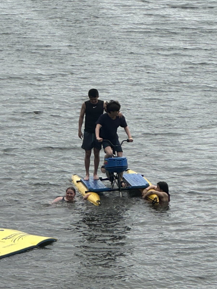 ND Team building event at a lake house on Irish lake! Swim Friends 4 Life! #rowswimclub