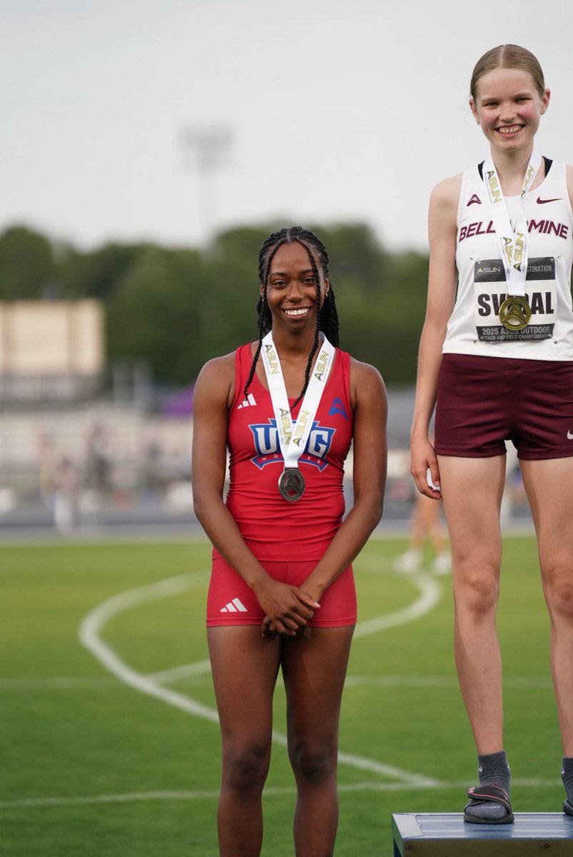 UWGTrack's tweet photo. SILVER IN TRIPLE JUMP

Haley Trammell

#WeAreOne https://t.co/xlsaHmnRux