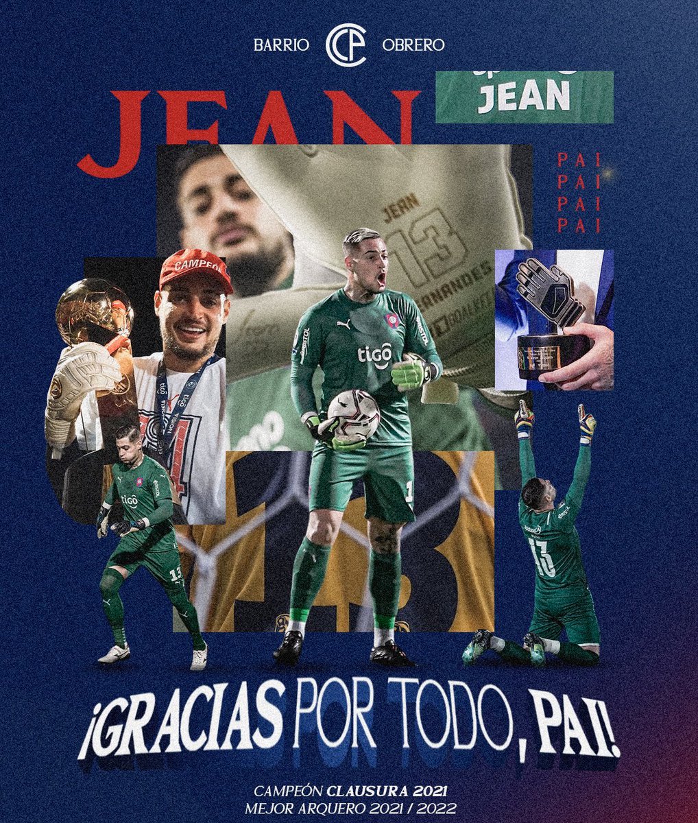 SantiRavidlasPy's tweet photo. ⚽️🧤🇧🇷 #JeanFernandes dejó #CerroPorteño tras disputar 167 encuentros.
👉🏻Recibió 157 goles.
✅ Números por torneo:
👉🏻 #Liga: 132 juegos y 109 goles recibidos.
👉🏻 #Libertadores: 30 juegos / 40 tantos recibidos.
👉🏻 #Sudamericana: 1 partido / valla invicta.
👉🏻 #CopaParaguay: 4 juegos / 8 goles recibidos.
🤔 ¿Es el mejor arquero de la historia del Ciclón de Barrio Obrero? 🔵🔴
Datos: @Benru79 ✅