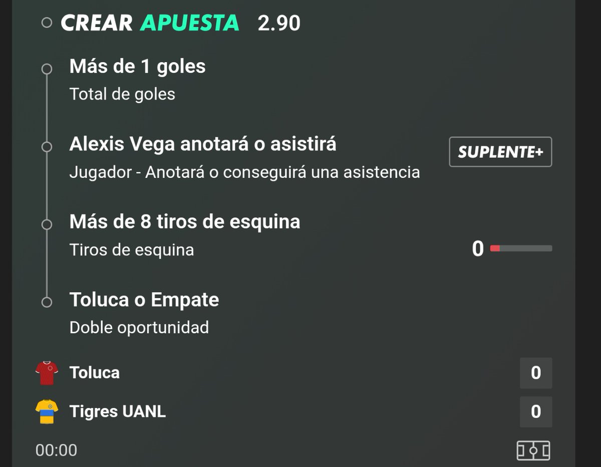 edgarciachavez's tweet image. Así jugamos hoy. Vamos a ver que tal 🤌🏼🙏🏻 #betwin #combinada #PickSmart