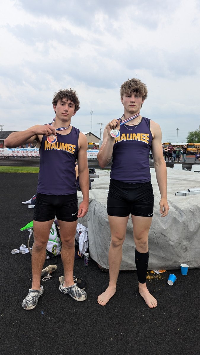 Maumee Track & Field (@maumeetrack) on Twitter photo NBC Championship at Eastwood
Two <a href="/MaumeePanthers/">Maumee Panthers</a> Seniors on the podium!
Blake Wagener - 3rd Place 400 Meter Open
Lucas Polkinghorn - 2nd Place 300 Meter Hurdles, SCHOOL RECORD time 38.24 seconds. NBC Championship at Eastwood
Two <a href="/MaumeePanthers/">Maumee Panthers</a> Seniors on the podium!
Blake Wagener - 3rd Place 400 Meter Open
Lucas Polkinghorn - 2nd Place 300 Meter Hurdles, SCHOOL RECORD time 38.24 seconds.
