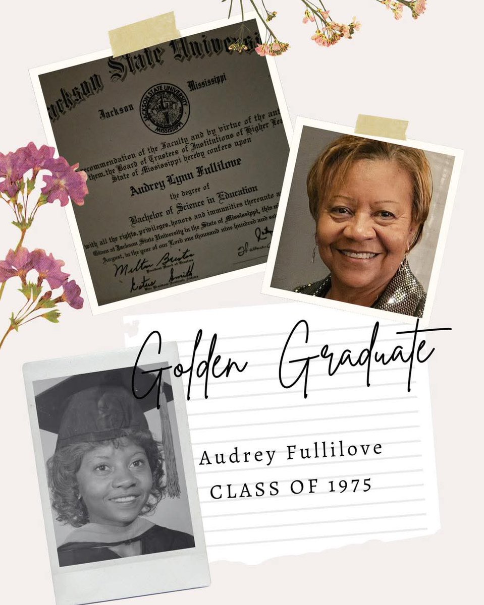 jsumemphis's tweet photo. Let's give a golden salute to our fellow members, Lily Reed and Audrey Fullilove, on the milestone of reaching Golden Graduate status!
#livingmylifelikeitsgolden #classof75 #theeIlove https://t.co/w8BdoO0S2q