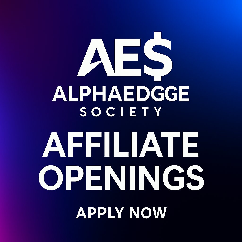 AlphaEdgeSoc's tweet image. We’re opening a few affiliate spots for AlphaEdge Society — a high-converting crypto product launching May 24th on @WhopIO .

✅ Lifetime commissions (20–30%)
📈 Recurring income
🚀 Proven value for traders
🎯 Zero upfront, high reward
If you’ve got reach and results- DM to apply