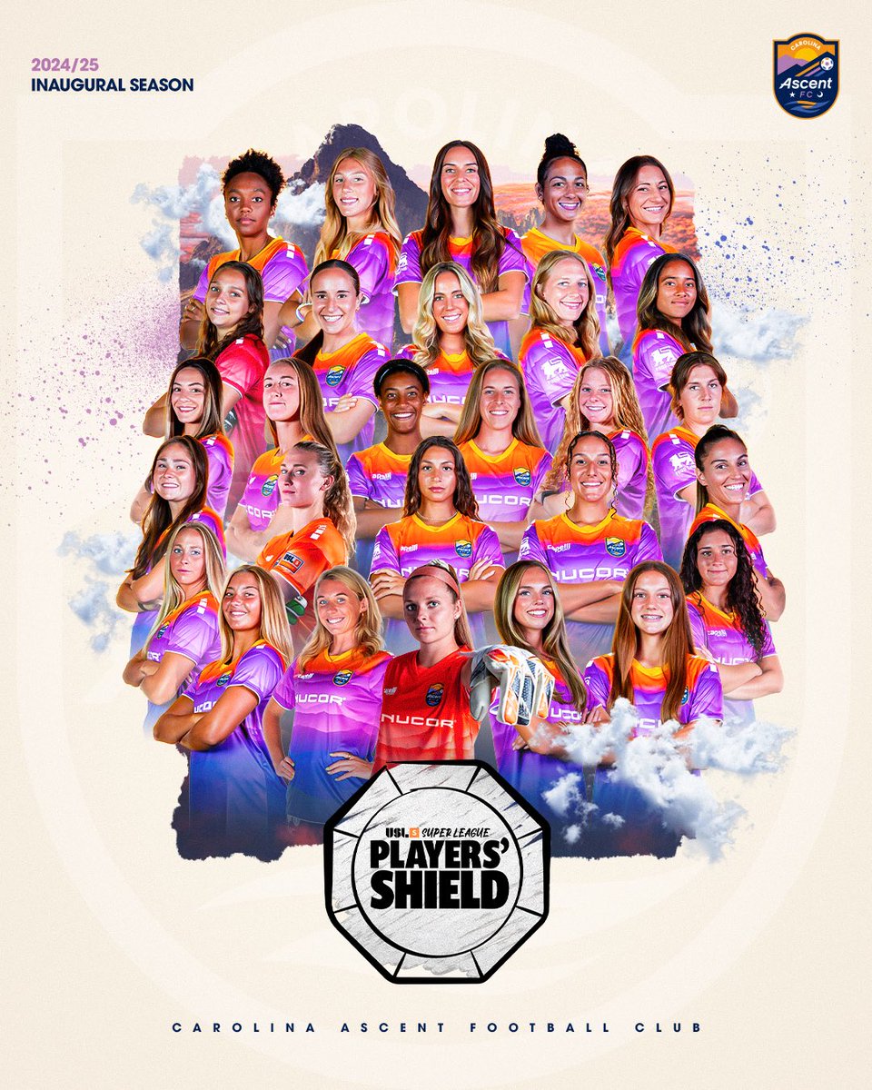 Carolina Ascent FC (@carolinaascent) on Twitter photo One shield. One standard. ๐งโโ๏ธ
The Carolinas have secured the best record in the inaugural @USLSuperLeague regular season! One shield. One standard. ๐งโโ๏ธ
The Carolinas have secured the best record in the inaugural @USLSuperLeague regular season!