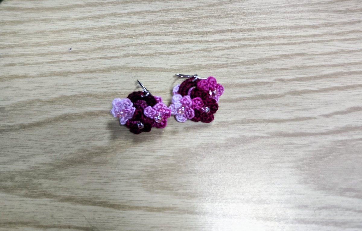 手編みピアス