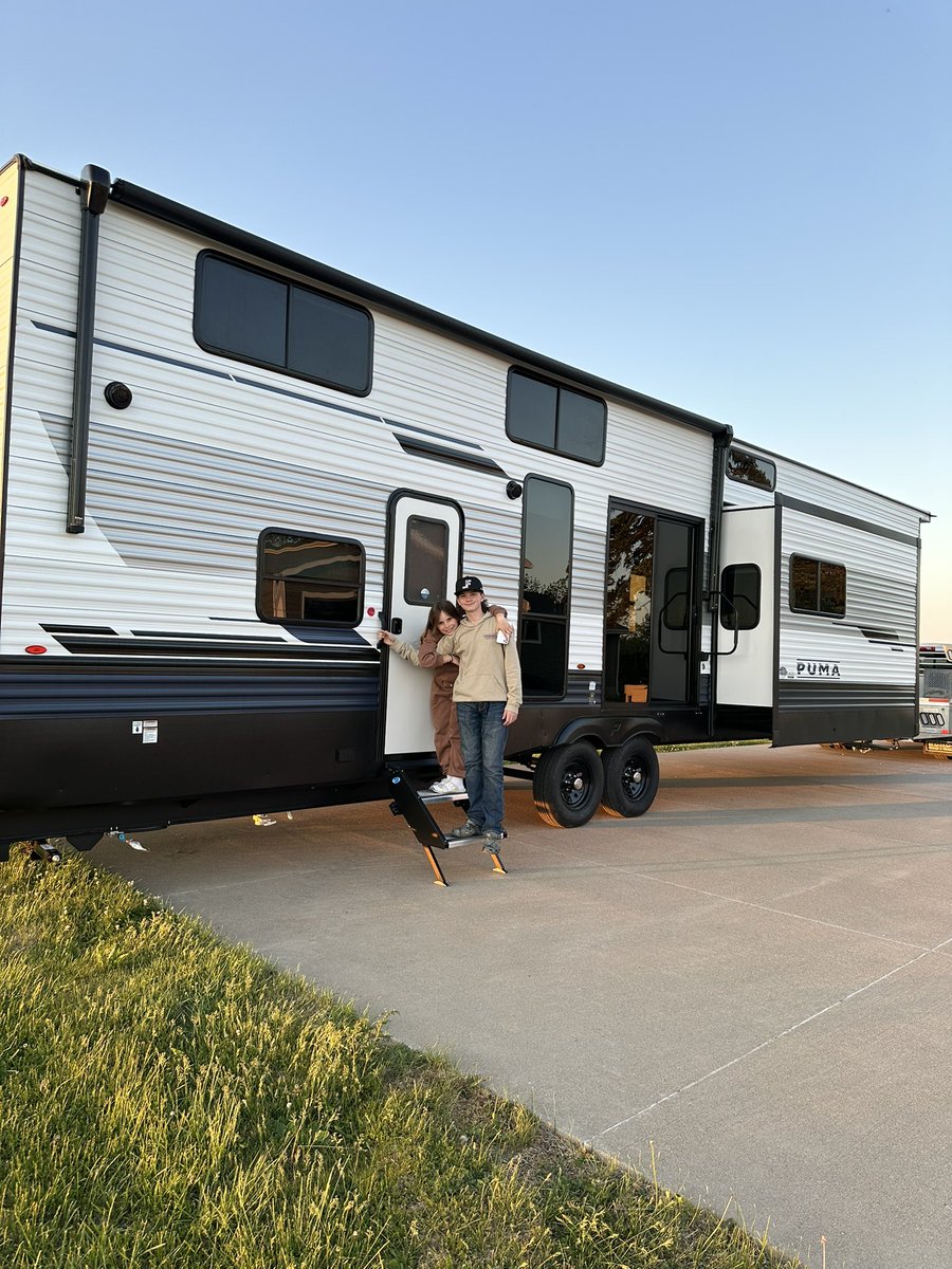 We made a purchase!  We camped for 10 years and sold our camper 5 years ago.  The kids decided they were ready to camp again…. We agreed!  We typically VRBO rentals at The Lake of Ozarks in Missouri, but this year we’re moving to a permanent campsite down there!
