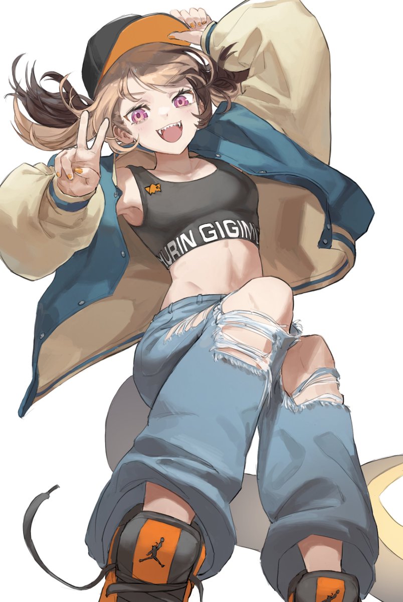 sgtdogwater's tweet image. she got them fake J’s #rkggk