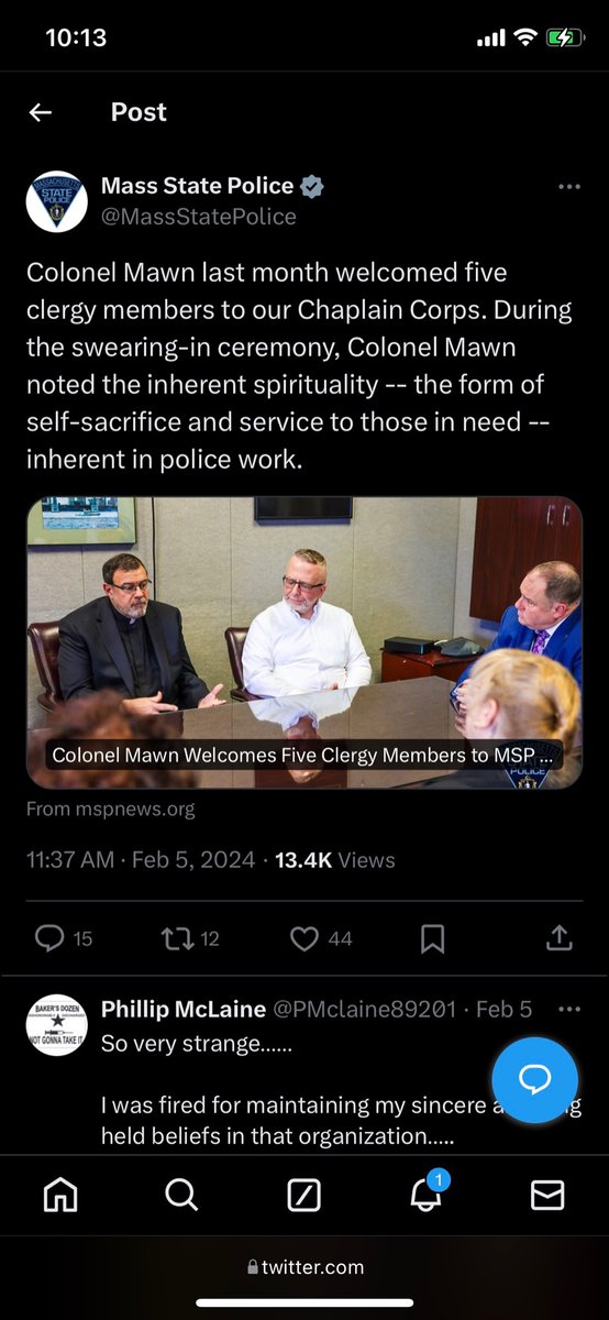Do you remember when you joined X? I do! #MyXAnniversary 

Never had a social media presence until the MSP posted this after having denied Troopers religious exemptions for mandated vaccines and constructively forcing them from their careers or Dishonorably Discharging them.