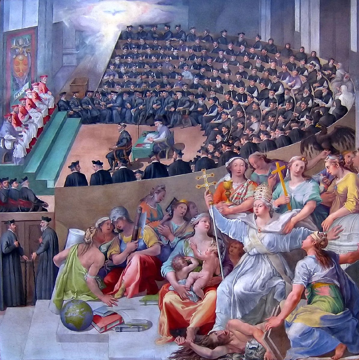 UnitasSacra's tweet photo. Catholic Truth Endures ✨
The Douay-Rheims Bible (DRB), rooted in the Vulgate, upholds God’s Word.
Protestant Bibles, revised ~100 times since Tyndale, birthed ~30,000–40,000 denominations.
Unveil the Power of DRB’s Truth in this Thread 🧵1/
#DouayRheims #Vulgate