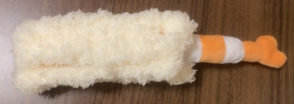 がっかりエビフライのぬいぐるみ🍤