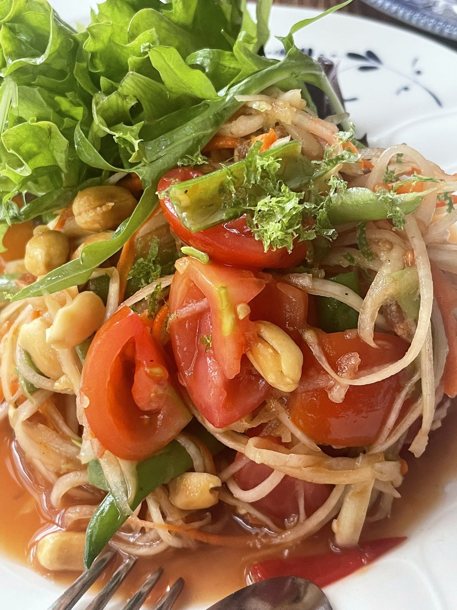 NNgampit's tweet image. ตอนเที่ยงนั่งเรือมาที่ Circular Quay  เพื่อไปชิมอาหารไทย ที่ร้าน
#Yok Thai Restaurant 
ที่ชายหาด Manly แนะนำเลยค่ะ อุดหนุนร้านคนไทย  สั่งออเดิฟมาชิมก่อน ตามด้วยสิ่งที่อยากกินมาก😂 ไข่เจียว ส้มตำ พะแนงเป็ดย่าง ต้มยำกุ้ง(ลืมถ่ายภาพ) ผัดกระเพราเต้าหู้