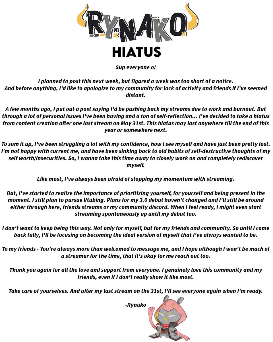 ๐ฅ๐๐ป๐ฎ๐ธ๐ผ ๐ฒ๐ก (HIATUS) tweet media