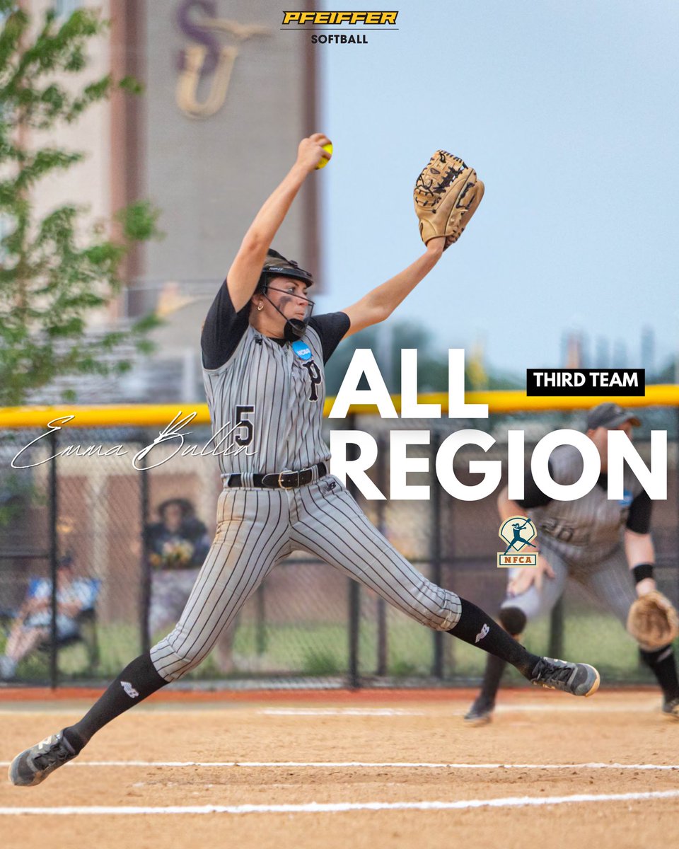 PFEIFFER SOFTBALL (@pfeiffersball) on Twitter photo ๐น๐๐๐๐๐๐๐๐๐ ๐น๐๐๐๐๐๐๐๐๐
๐ฅ NFCA All-Region 
1st Team - Landry Stewart | Outfield 
3rd Team - Emma Bullin | Pitcher 
#gofalcons ๐น๐๐๐๐๐๐๐๐๐ ๐น๐๐๐๐๐๐๐๐๐
๐ฅ NFCA All-Region 
1st Team - Landry Stewart | Outfield 
3rd Team - Emma Bullin | Pitcher 
#gofalcons