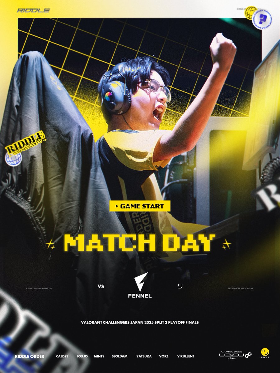 RIDDLE ORDER - #VALORANT ] CHALLENGERS JAPAN 2025 SPLIT 2 PLAYOFF
