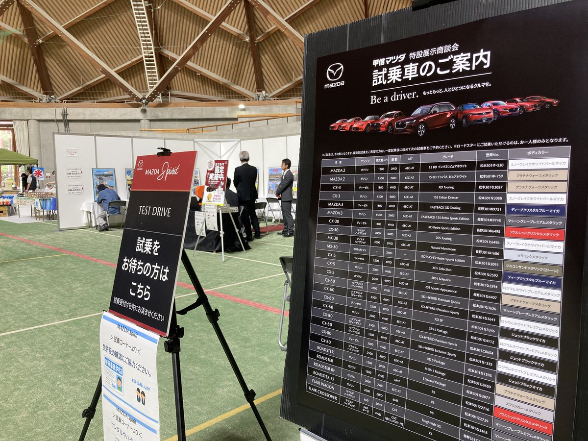 KoushinMazda's tweet photo. MAZDA Spirit 2025 in やまびこドーム
オープンしています。
山梨県住みます芸人いしいそうたろうさんがステージMCで来てくれています。 https://t.co/k3SGkdQdfE